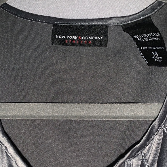 Gray Sleeveless Ruffle Top - Picture 7 of 10